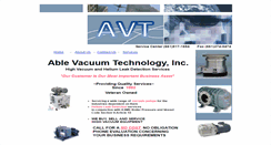 Desktop Screenshot of ablevacuum.net