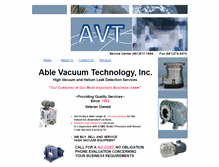 Tablet Screenshot of ablevacuum.net